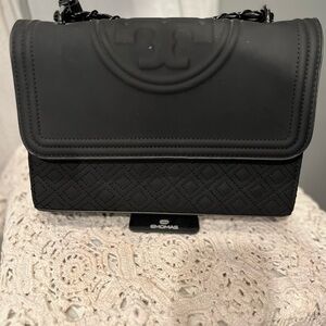 Black Quilted Crossbody Tory Burch bag